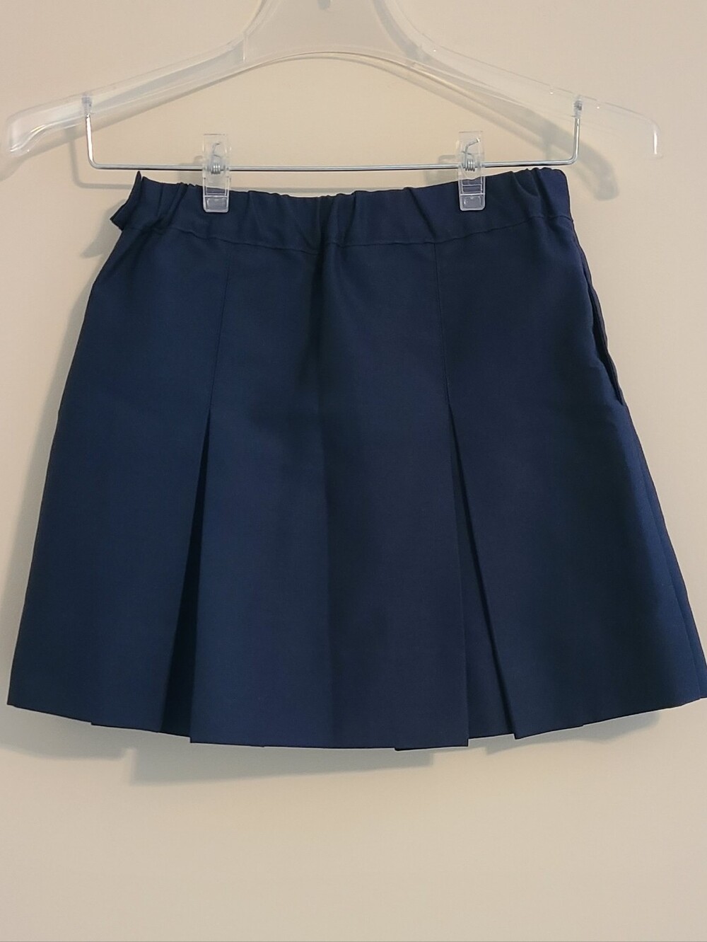Becky Thatcher Girls Navy Blue Pleated School Uniform Skirt Size 10